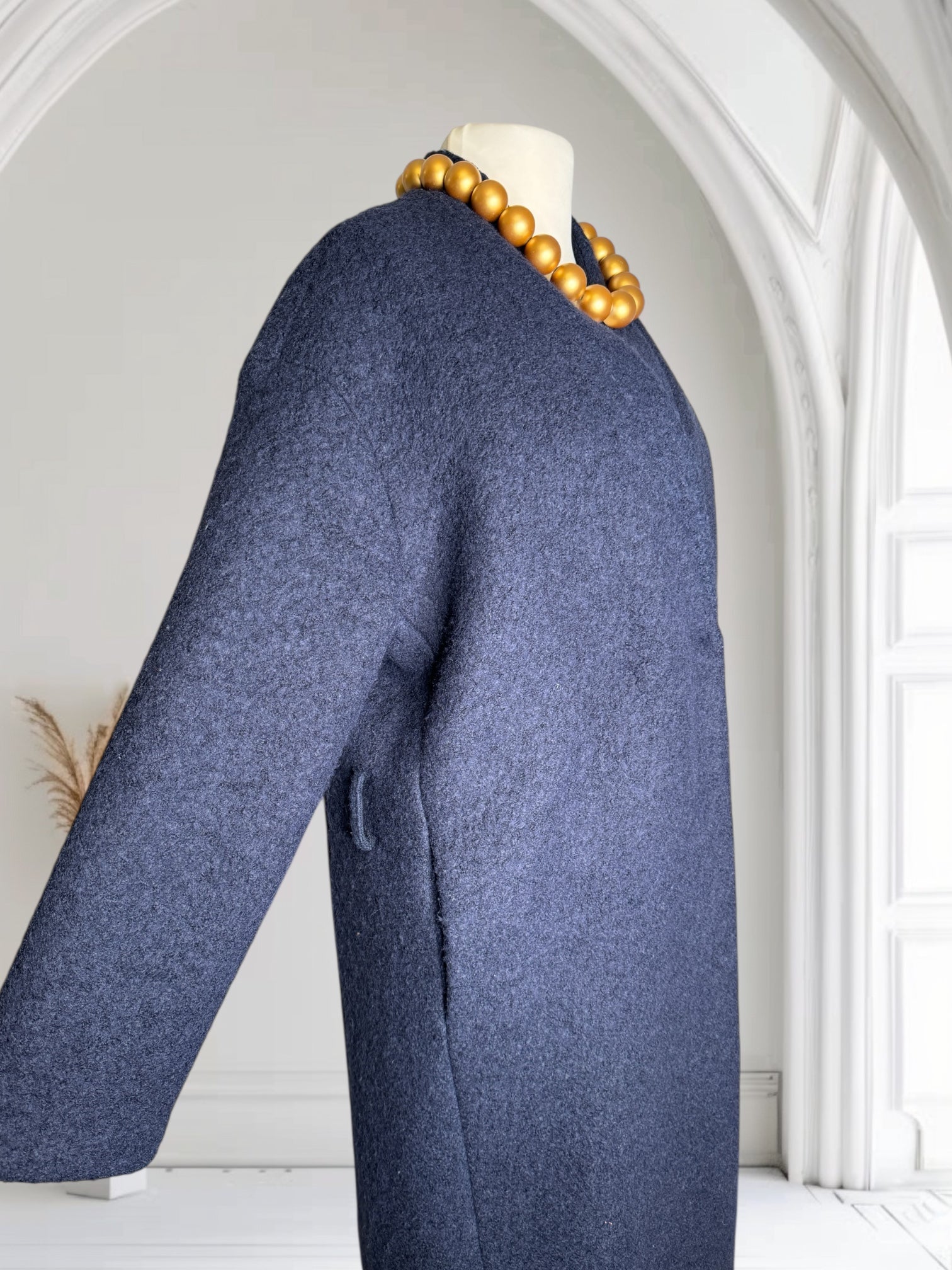 Manteaux Hiver Bleu marine, Taille XL