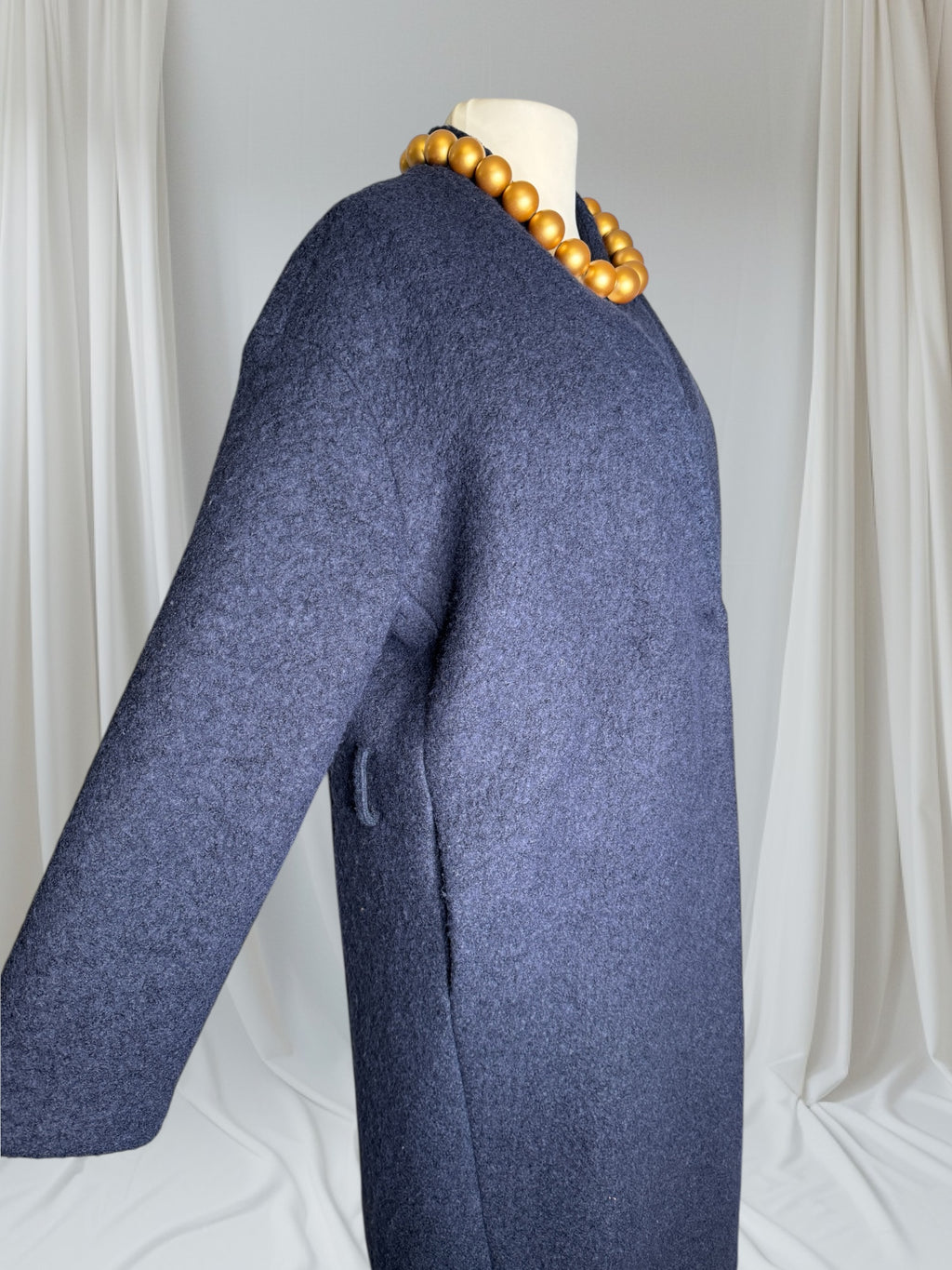 Manteaux Hiver Bleu marine, Taille XL