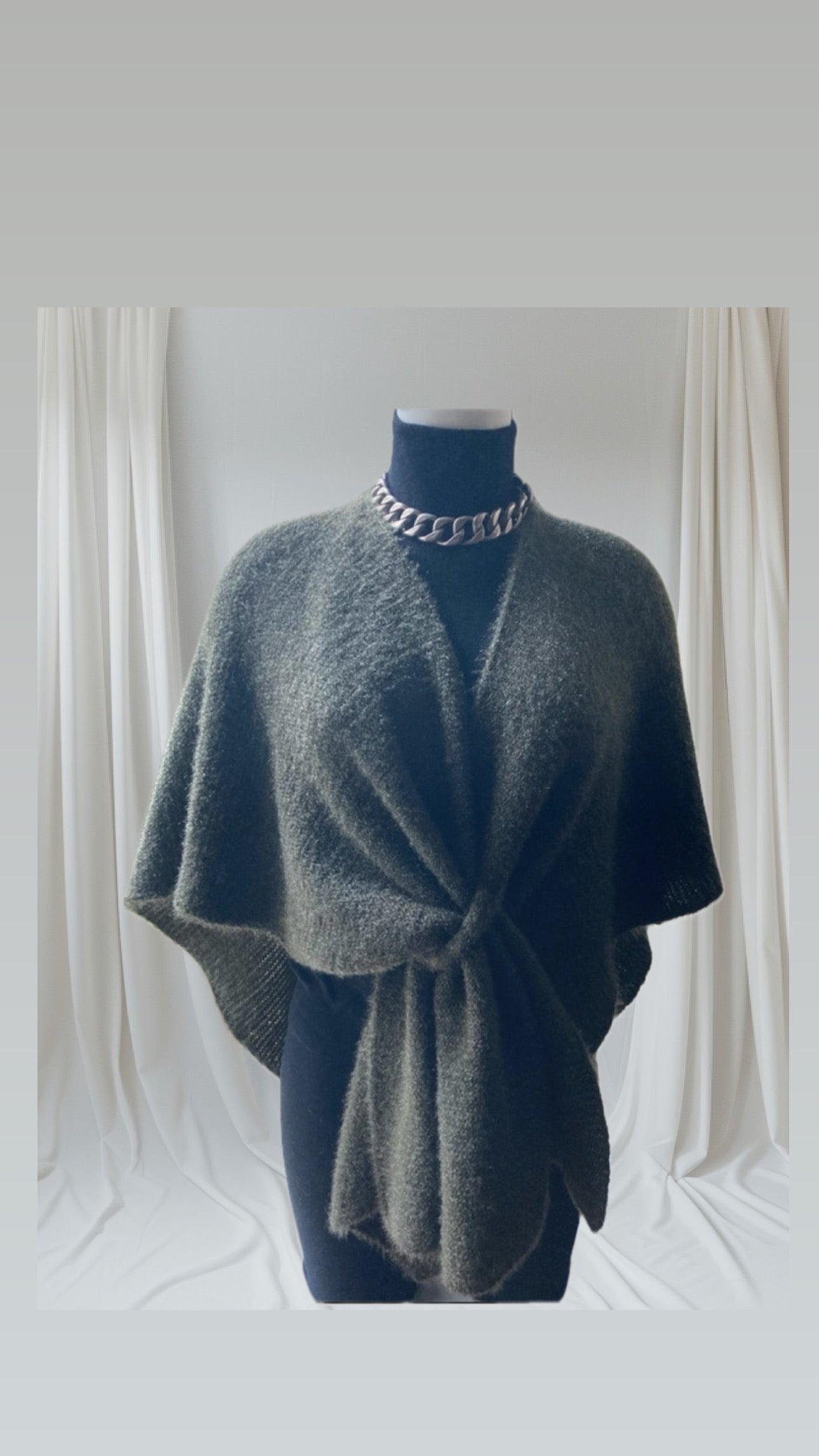 Grand écharpe en laine, Taille L