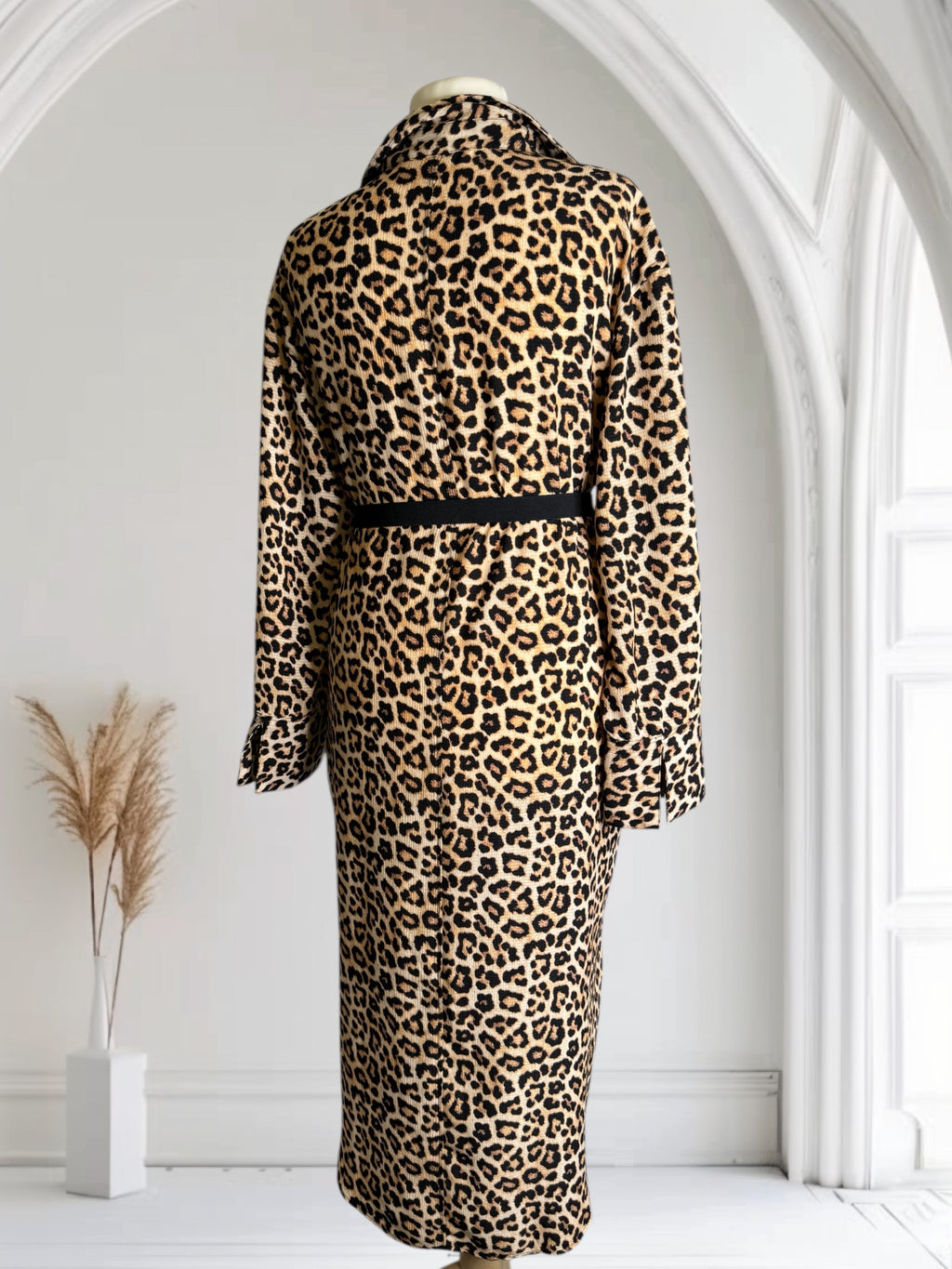 Robe léopard imprimé, Taille L