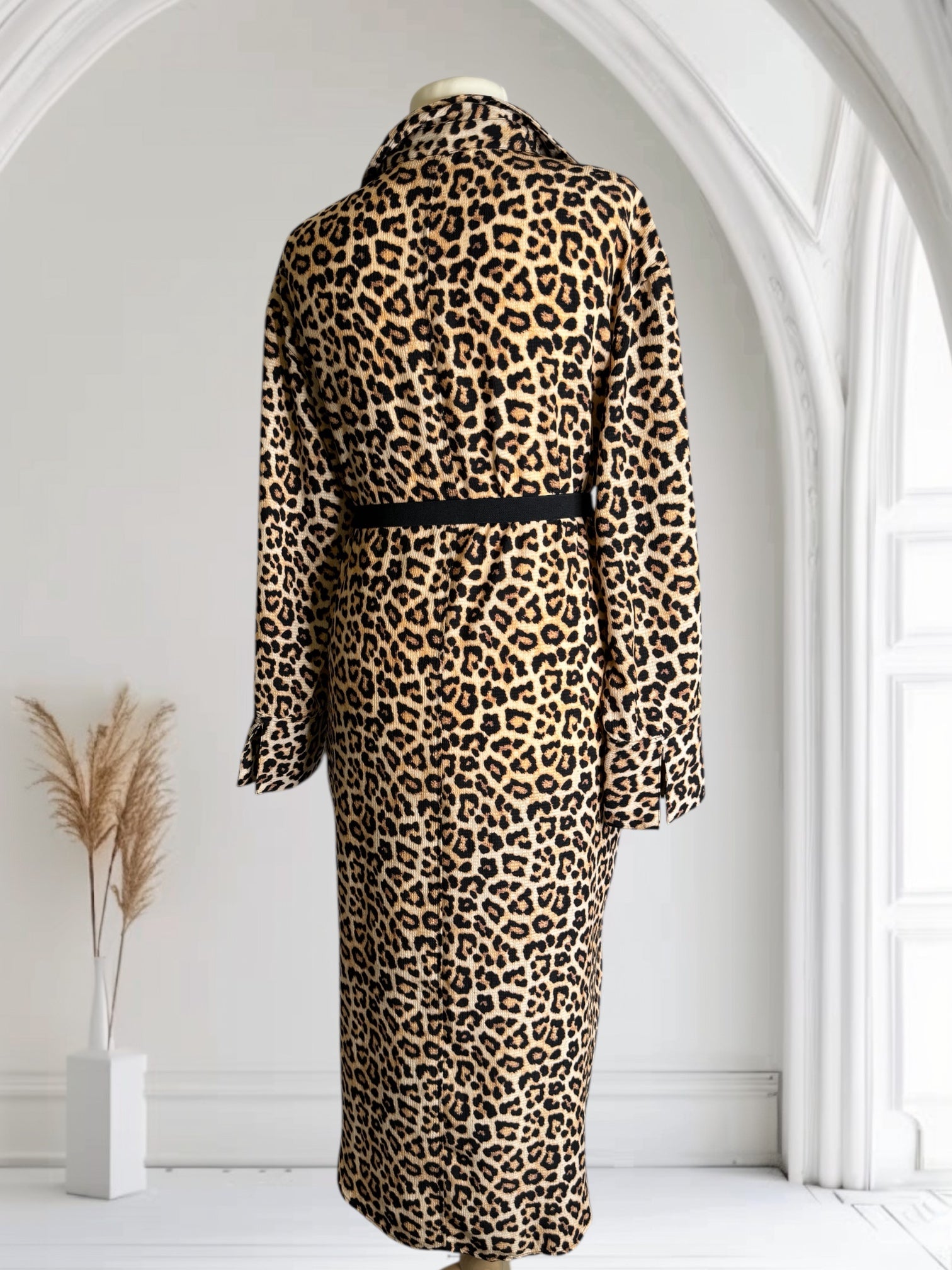 Robe léopard imprimé, Taille L