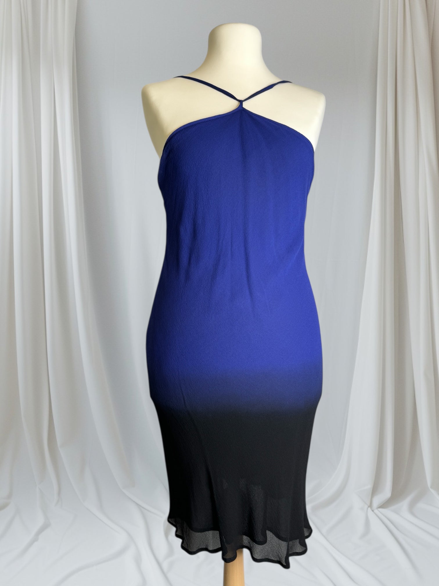 Robe bleu marine, très élégante, Taille M