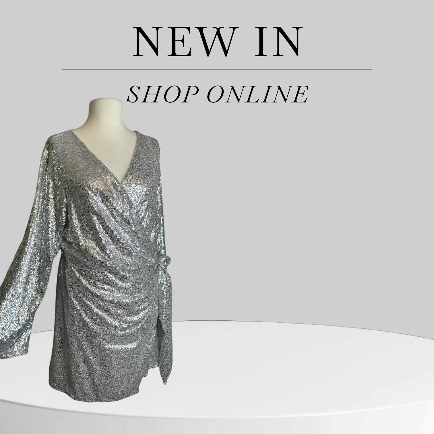 Robe pailletée, Taille XL