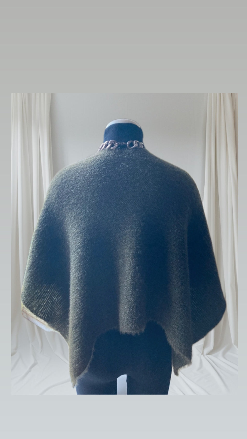 Grand écharpe en laine, Taille L