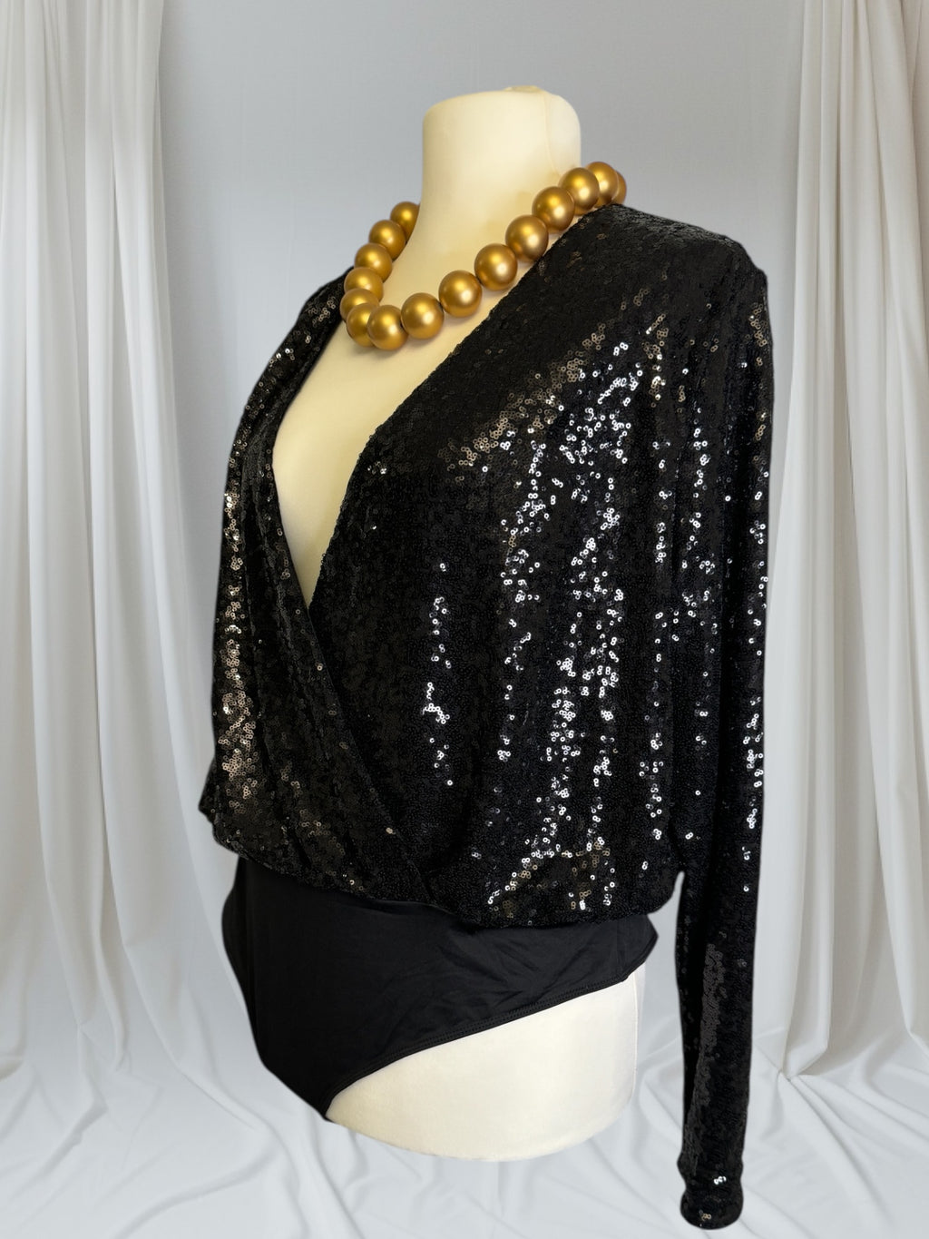 Body femmes, Taille L, avec paillettes