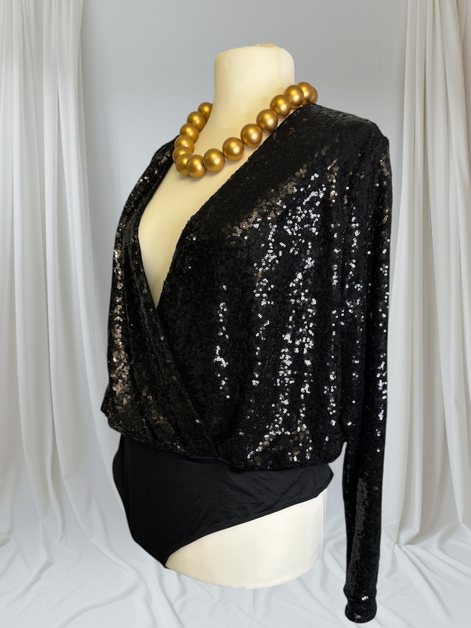 Body femmes, Taille L, avec paillettes