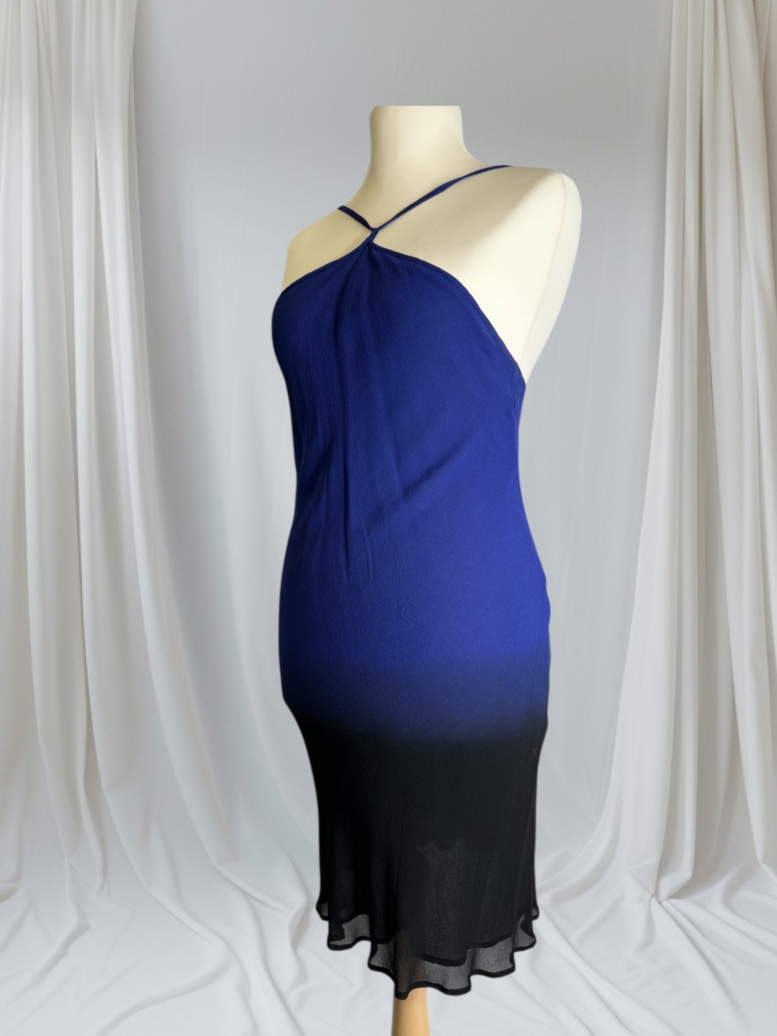 Robe bleu marine, très élégante, Taille M