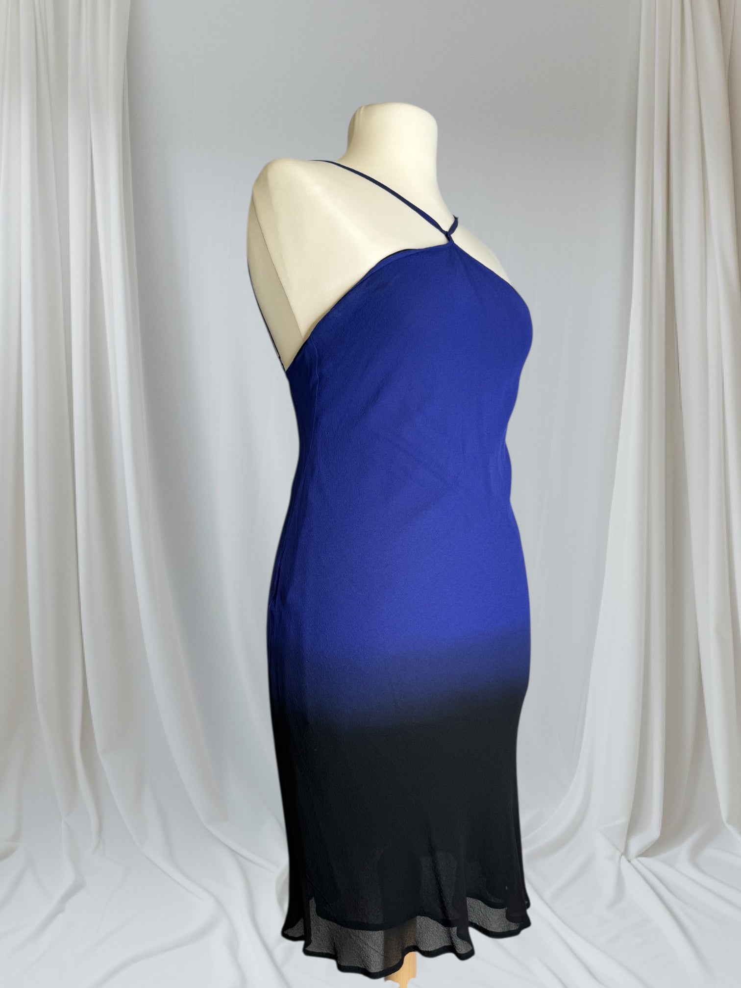 Robe bleu marine, très élégante, Taille M