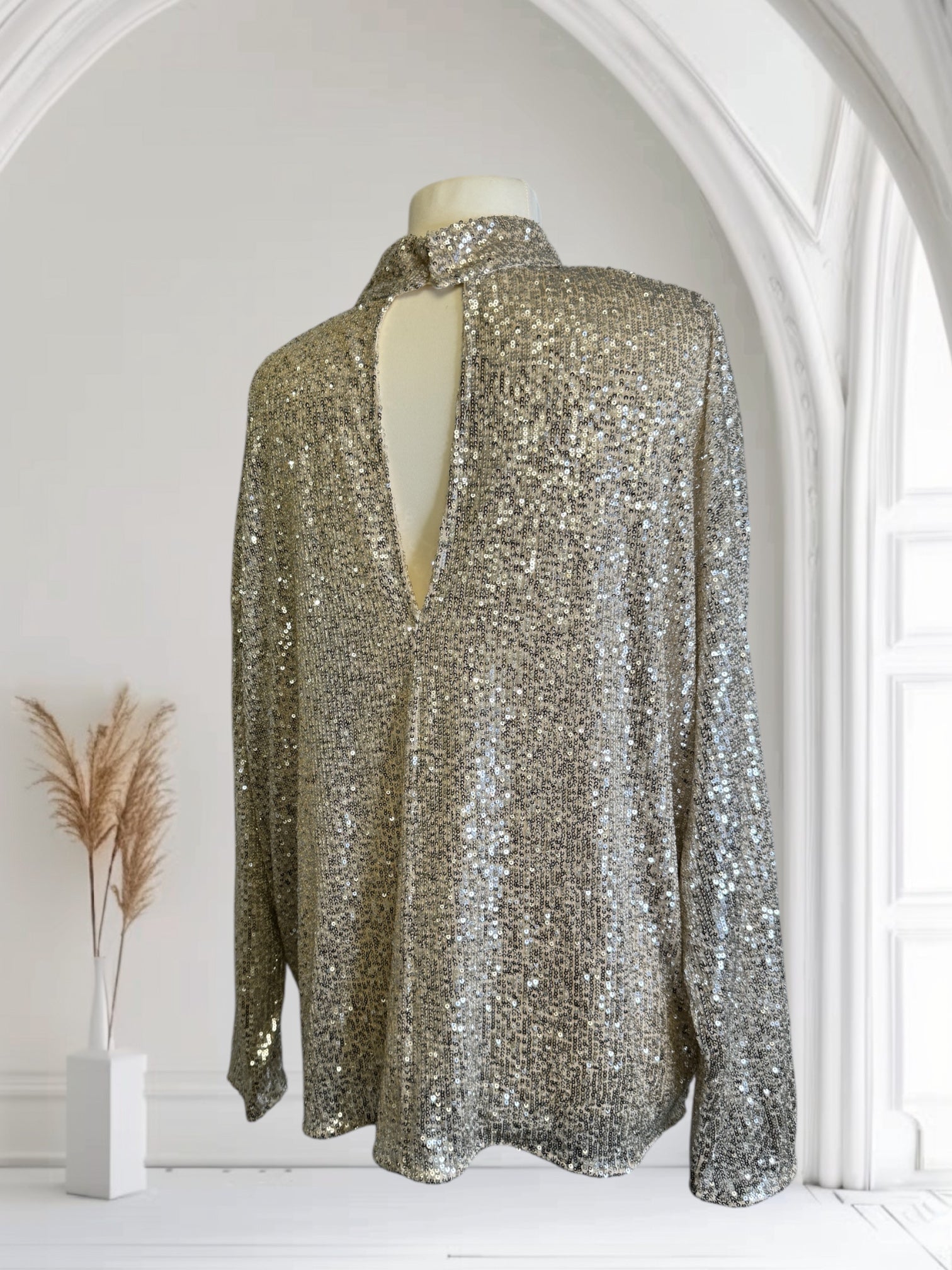 Haut paillettes Taille XL