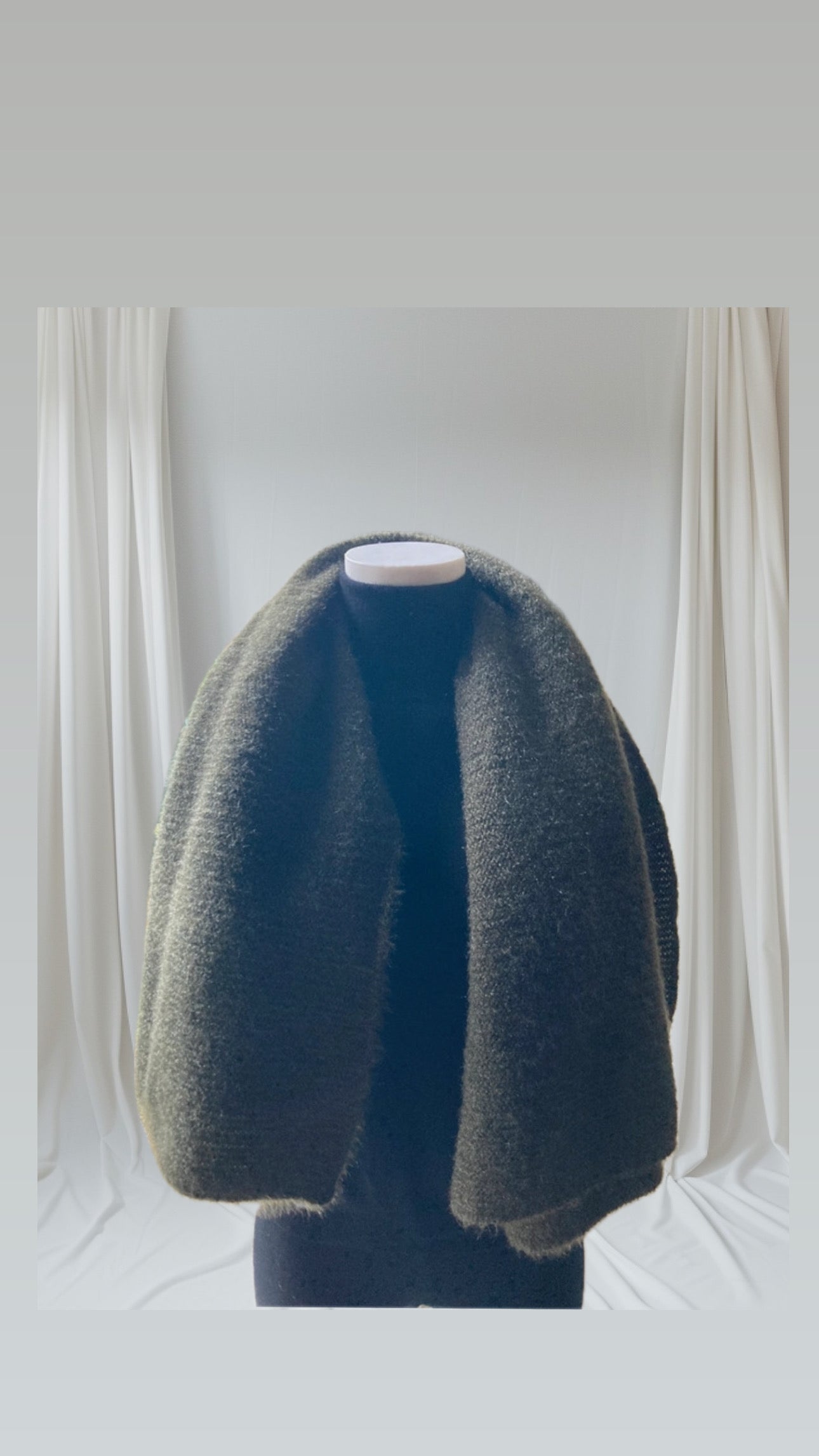 Grand écharpe en laine, Taille L