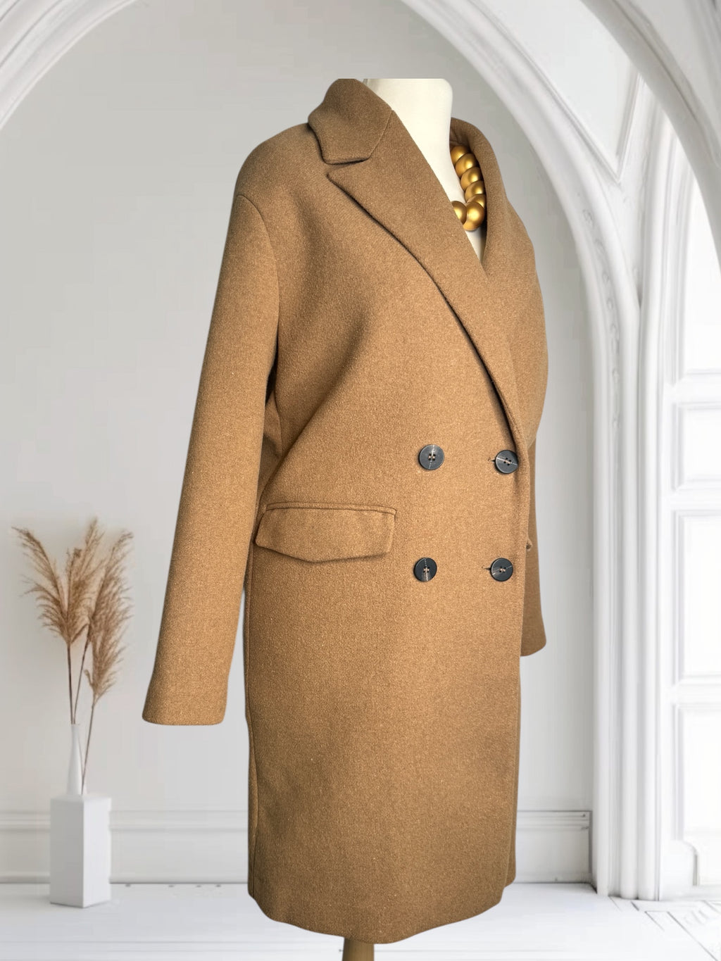 Manteaux Beige, Taille XL