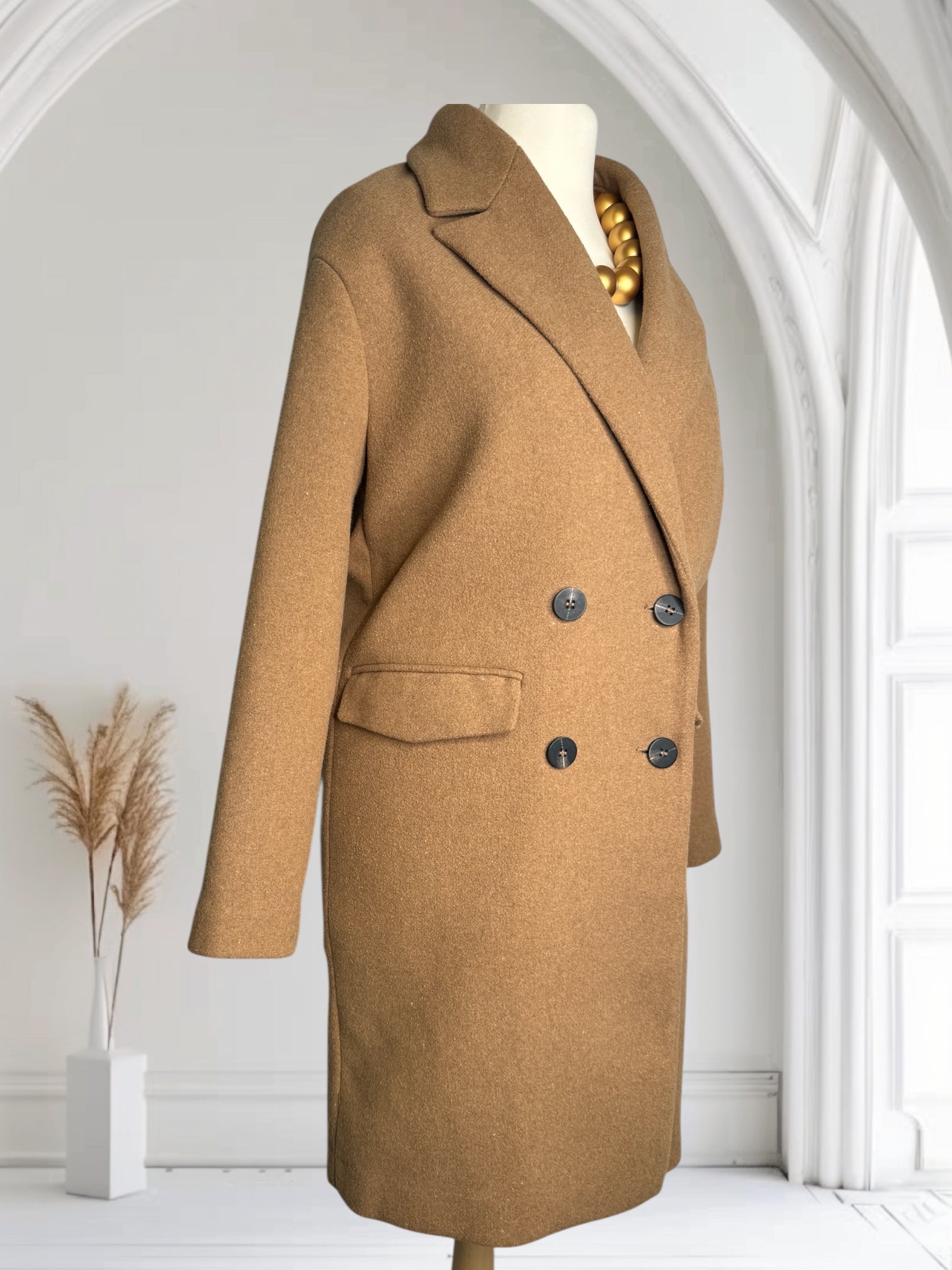 Manteaux Beige, Taille XL