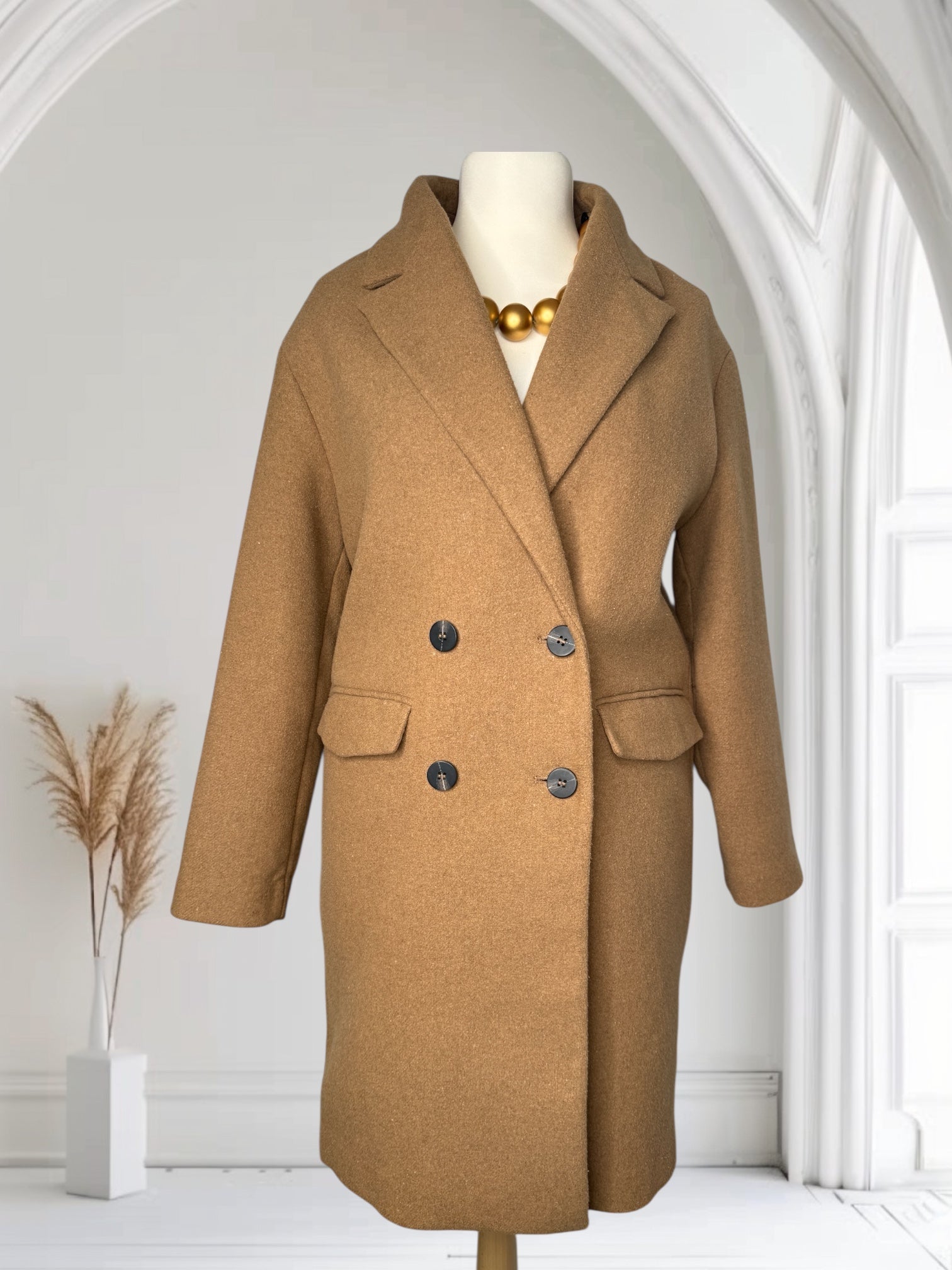 Manteaux Beige, Taille XL