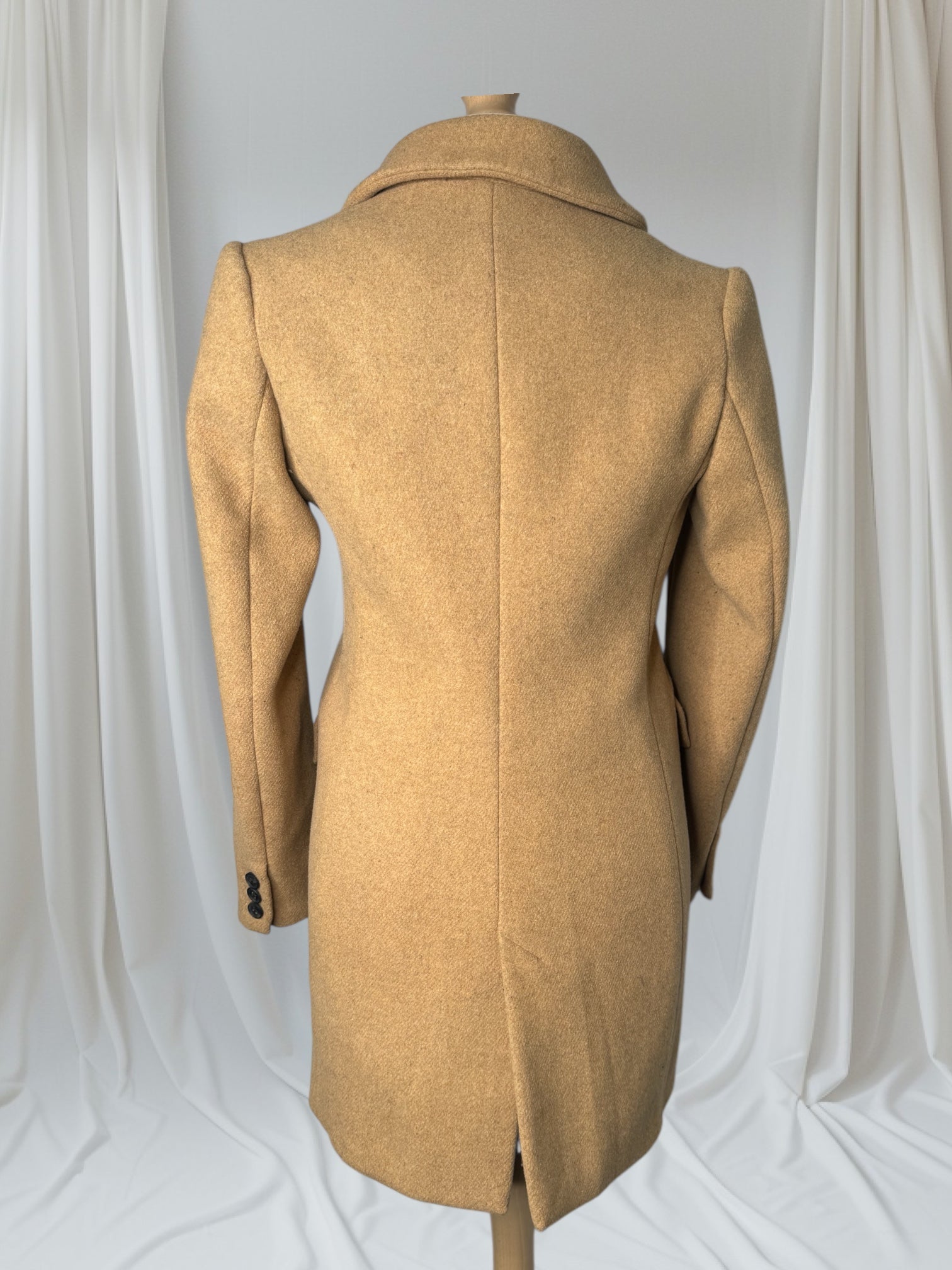 Manteaux Élégant, très Chaud, couleur beige, Taille M