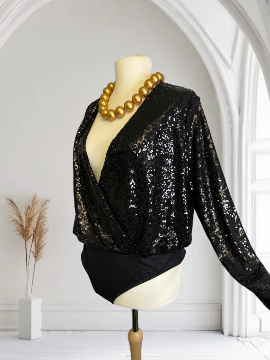 Body femmes, Taille L, avec paillettes