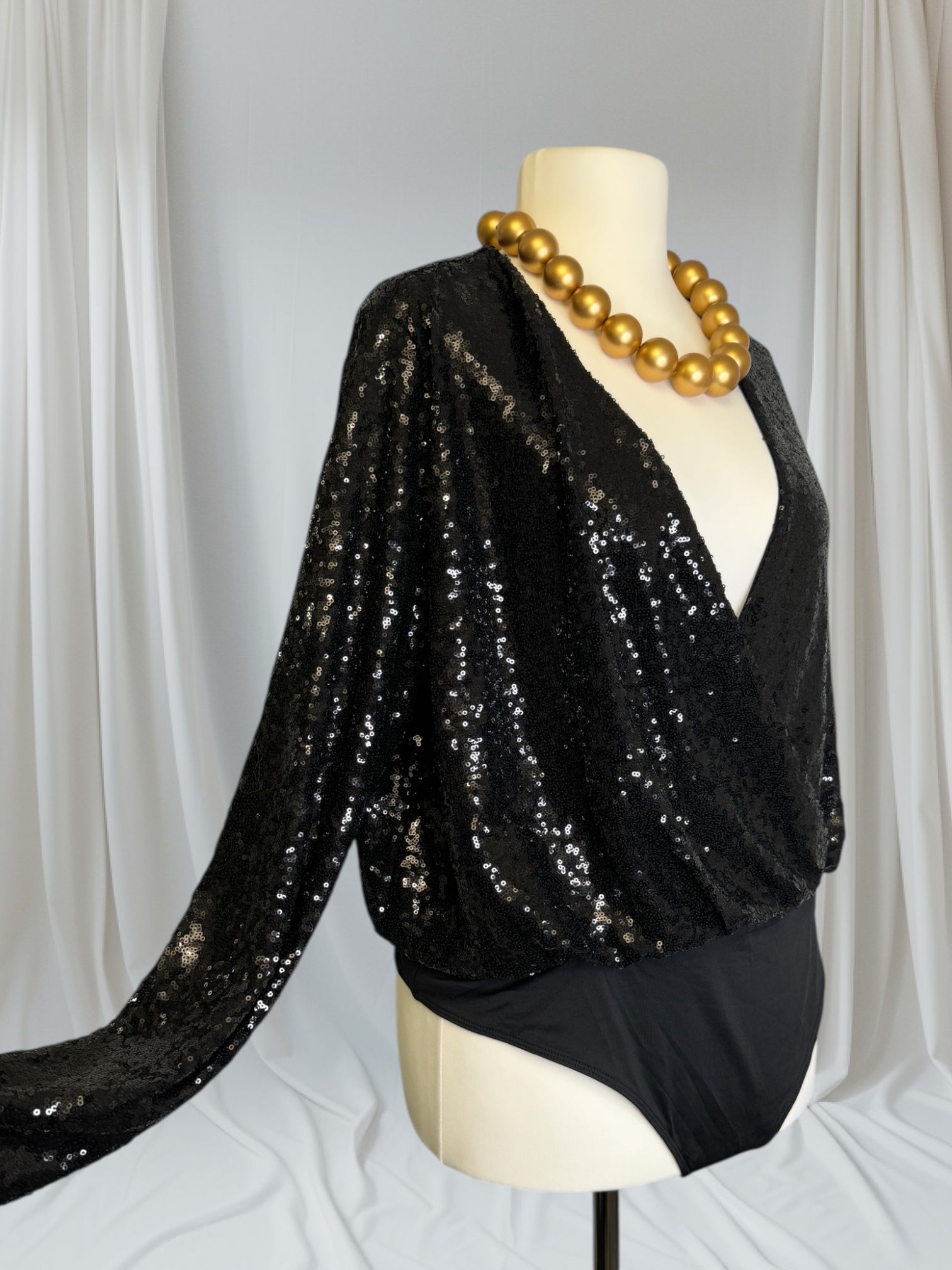 Body femmes, Taille L, avec paillettes