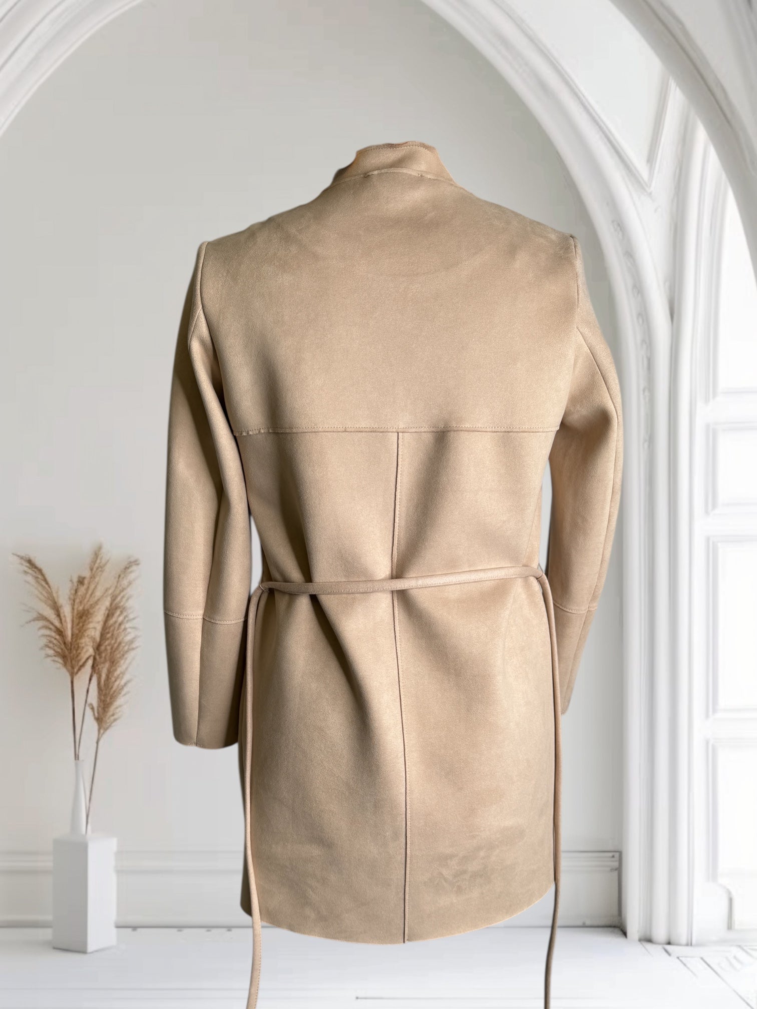 Mini Manteau, Taille XS, Rose-beige