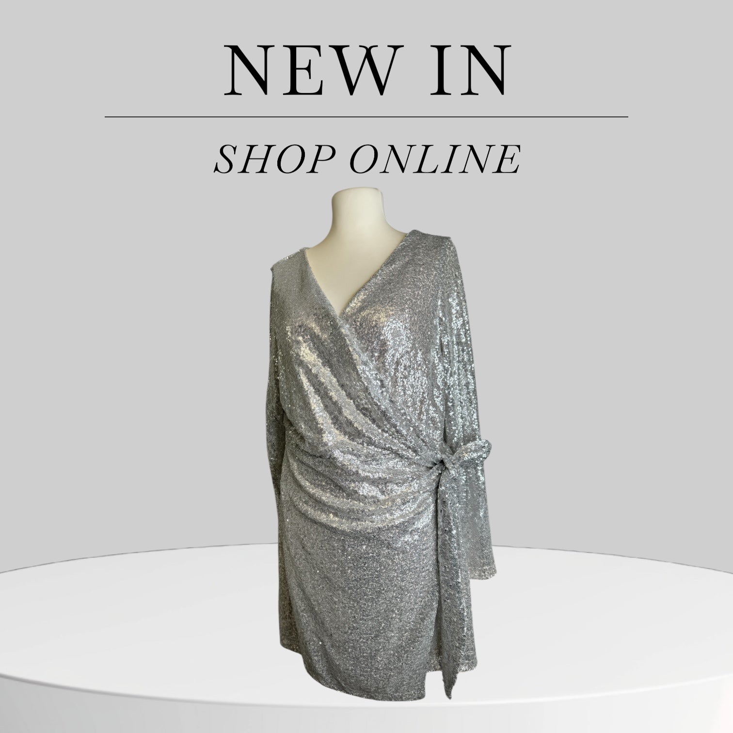 Robe pailletée, Taille XL