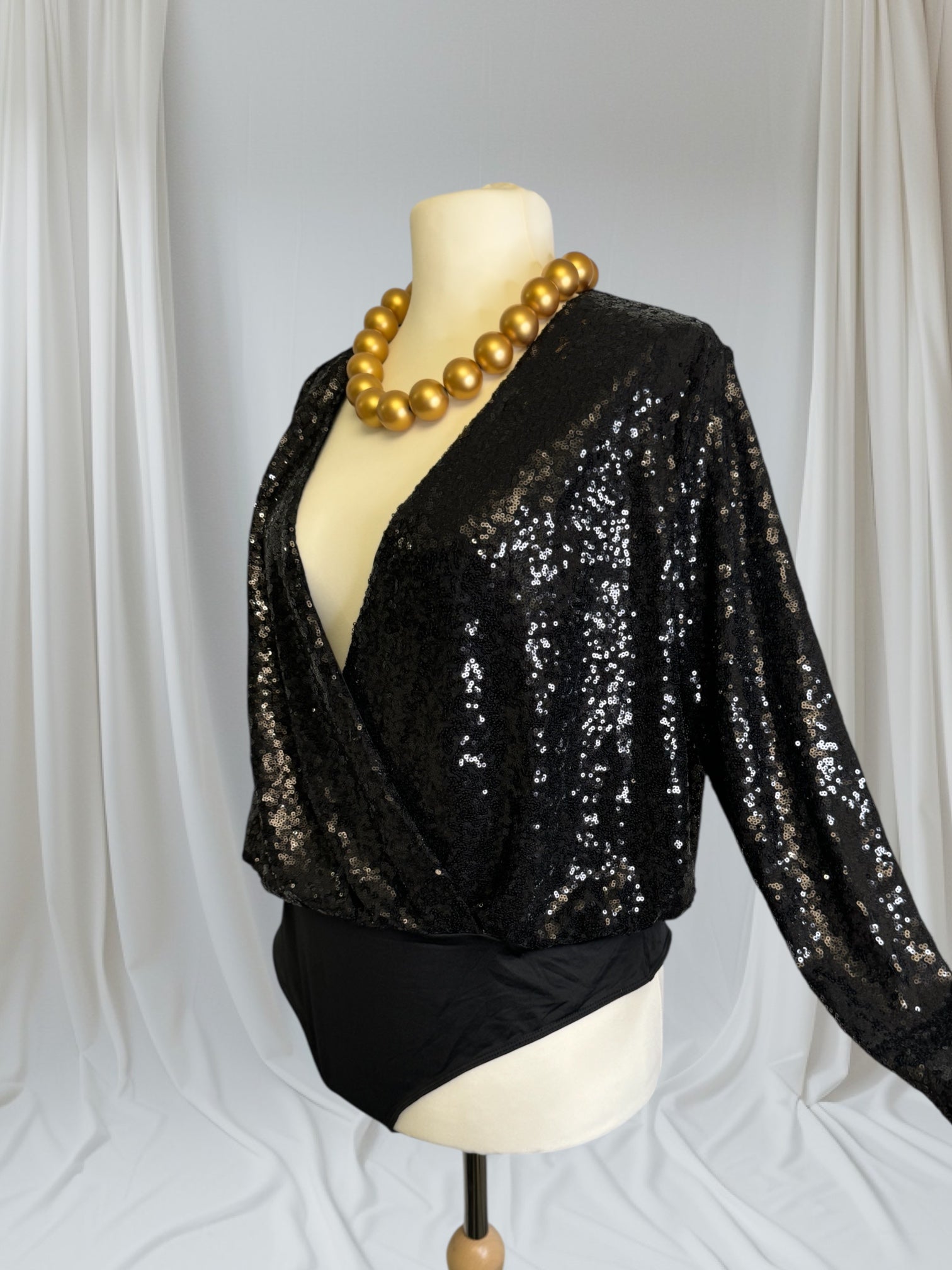 Body femmes, Taille L, avec paillettes