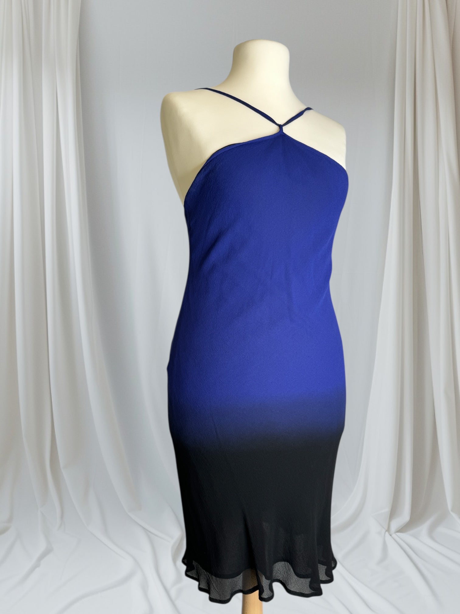 Robe bleu marine, très élégante, Taille M